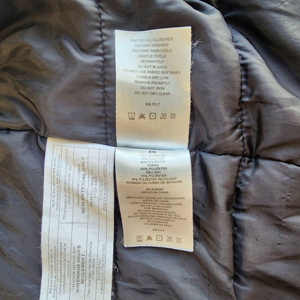 Rugged Elements Utility Jacket Men Size XL Plaid Camping Cotton Blend - Picture 14 of 16